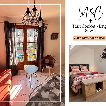 Appt 4p - Manoirs 1 A La Chez Claudette & Marc * Courseulles-sur-Mer