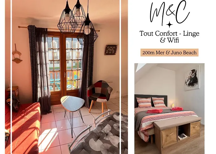 Appt 4p - Manoirs 1 A La Chez Claudette & Marc * Courseulles-sur-Mer